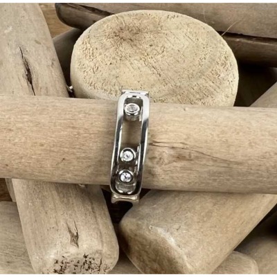 Bague En Argent Taille 48 - Jolie Bague Fine Occasion | Bijou Argenté Femme