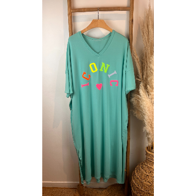 Robe longue coton ICONIC grande taille