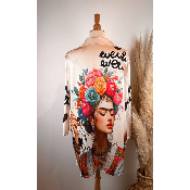Chemise Frida au pinceau grande taille