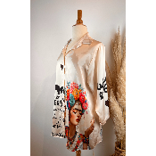 Chemise Frida au pinceau grande taille