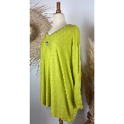 Pull étoile oversize bohème grande taille 58 / 60