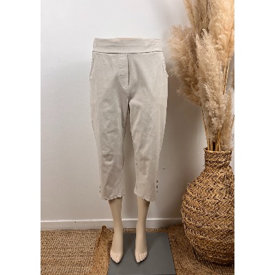 Pantacourt magique beige grande taille
