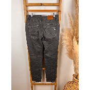 Pantalon jean gris froissé boutons Karostar 