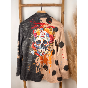 Veste blazer suédine Calavera