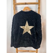 Blazer velours �toile dos 