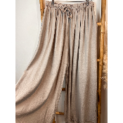 Palazzo pantalon fluide uni viscose grande taille