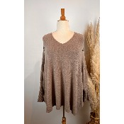 Pull étoiles bras grande taille