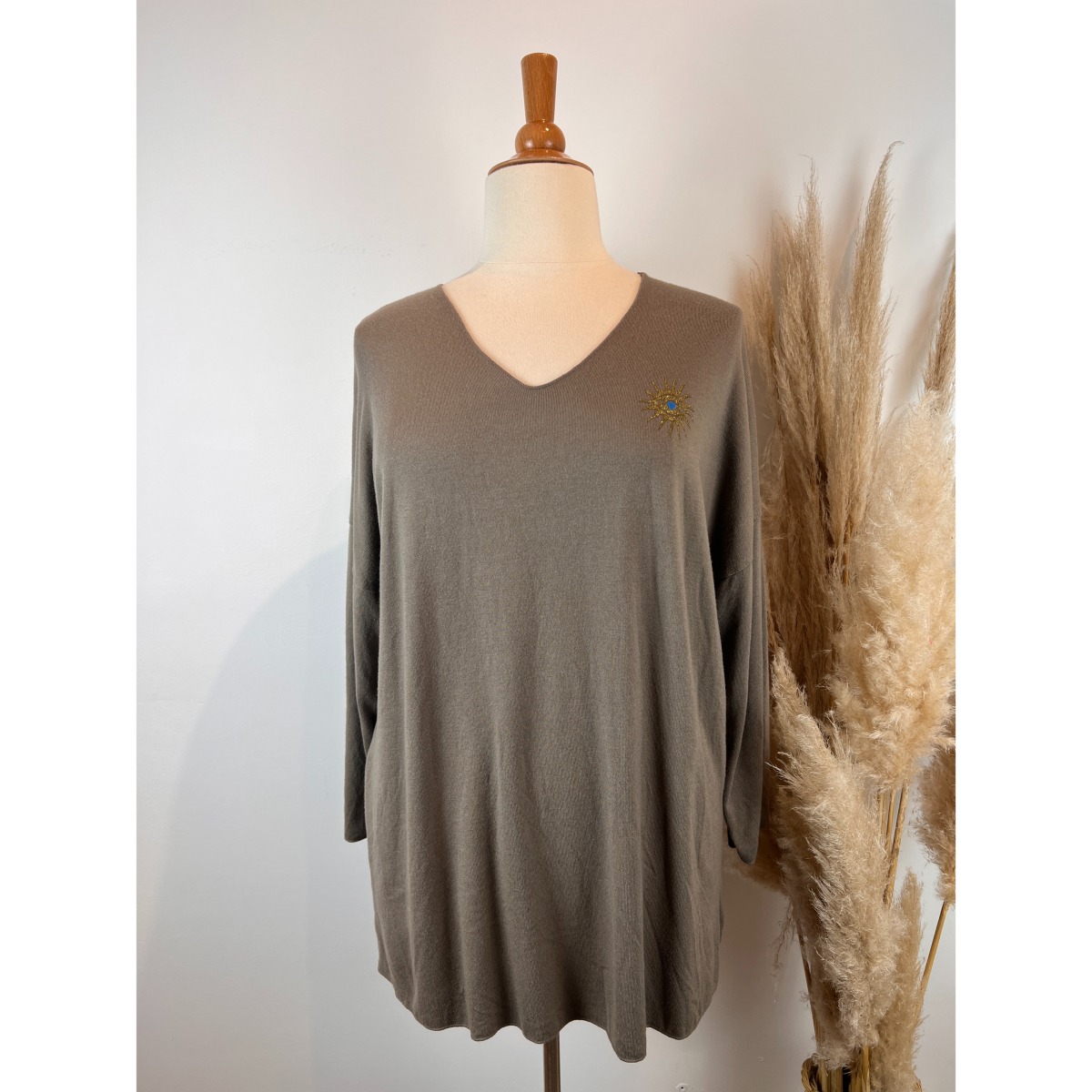 Pull oeil soleil grande taille