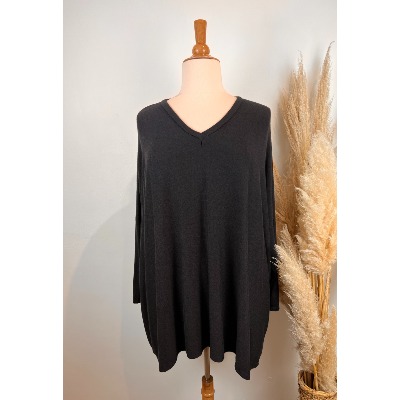 Pull uni oversize grande taille 58 / 60