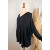 Pull uni oversize grande taille 58 / 60