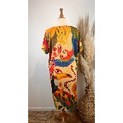 Robe lurex toucan grande taille