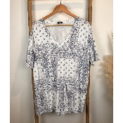 T-shirt coton imprim� bandana 