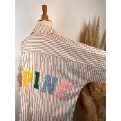Chemise rayée COPINE grande taille