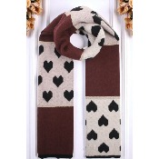 Echarpe Cœurs