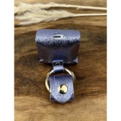 Etui coque Airpods en cuir métallisé 