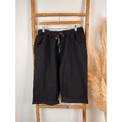 Pantacourt stretch grande taille