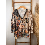 Pull maille poilue Frida grande taille