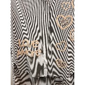 Chemise coton rayée love amore 