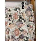 Pantalon à fleurs roses Karostar du 38 au 48