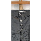 Pantalon jean en similicuir kaki froissé karostar 38 au 48