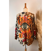 Pull lurex œil manches longues grande taille