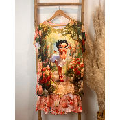 Pyjashort Betty Boop grande taille