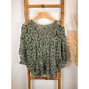 Tunique 2 en 1 crochet coton