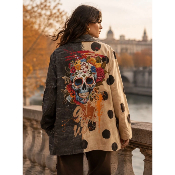 Veste blazer suédine Calavera