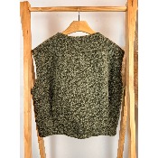 Veste sans manches façon laine bouillie