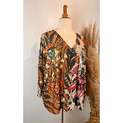Pull lurex œil manches longues grande taille