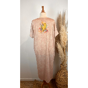 Robe longue lurex femme lunettes grande taille