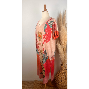 Robe longue lurex léopard grande taille