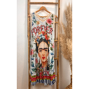 Robe lurex plissée Frida