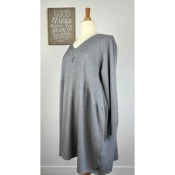Robe en mailles - gris
