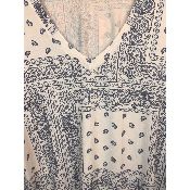 T-shirt coton imprimé bandana 
