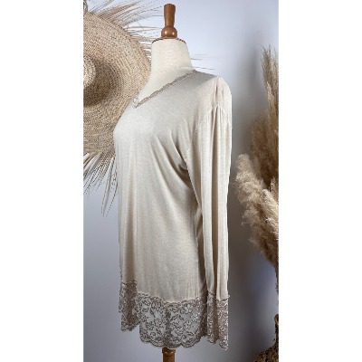 Top American Vintage Rose - Taille M (environ 38/40), 100% Coton - Occasion En Très Bon état
