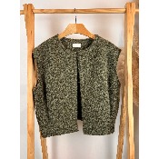 Veste sans manches fa�on laine bouillie