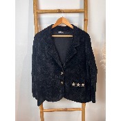 Blazer velours étoile dos 