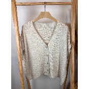 Gilet court sans manches uni grande taille