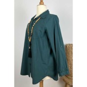 Chemise coton verte - 46 48
