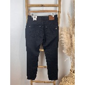 Pantalon jean noir froissé boutons Karostar du 38 au 44