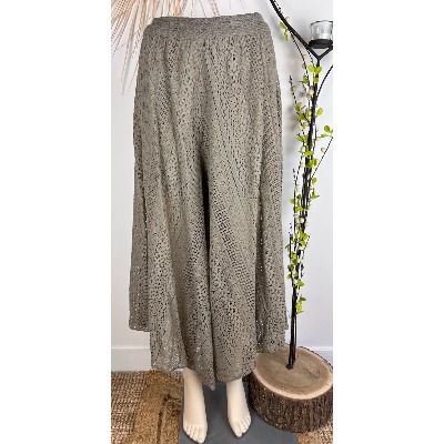 Jupe-culotte Femme Fluide été - Style Bohème Plissé Avec Sequins