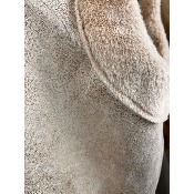 Veste sans manches suédine fourrée