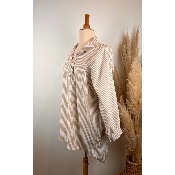 Chemise rayée COPINE grande taille