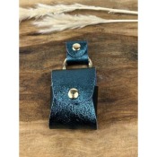 Etui coque Airpods en cuir mtallis 