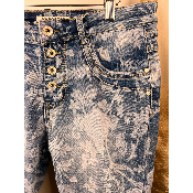 Pantacourt Jean fleuri Karostar du 38 au 48