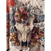 Pull lurex manches longues tête de buffle Grande Taille