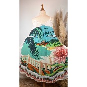 Robe longue bretelles ara / island grande taille
