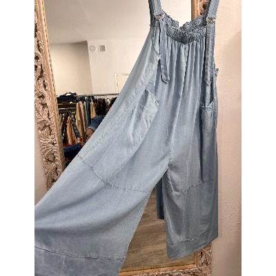 Salopette en tencel grande taille
