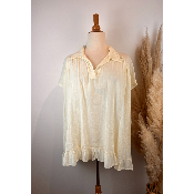 Tunique voile de coton grande taille